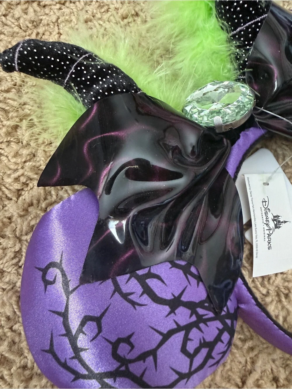 Disney Maleficent DisneyParks NWT Mickey Ears Headband RARE